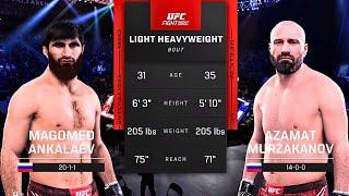 Magomed Ankalaev vs Azamat Murzakanov FULL FIGHT | UFC 5 AI Simulation (CPU vs CPU)