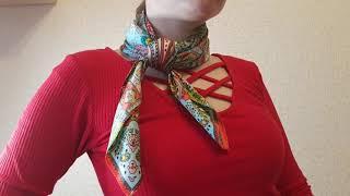 New ways to tie a handkerchief around your neck so that there is no end of compliments!