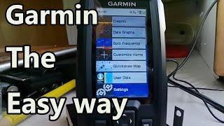 Garmin striker vivid 4cv. tutorial simple steps to get those settings right. #Garmin #FishingTech"