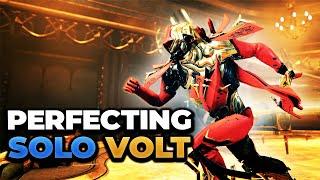 Warframe - Perfecting The Solo Volt Prime | Speed + CC  + Survivability + Nukes | 4 Forma