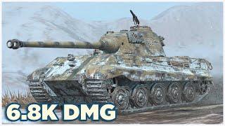 Tiger II • 6.8К УРОНА • 7 ФРАГОВ • WoT Blitz