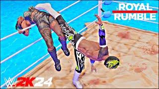 WWE 2K24 - Water Royal Rumble Match | PS5™ [4K60]