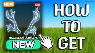 HOW TO GET “Bluesteel Antlers” On Roblox! (Sale?)