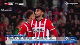 El Paso's Ricardo Pepi records two goals in PSV's match againsr Zwolle