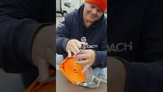 Ratchet strap storage  Easy trick - Spanngurt Coach