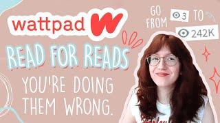 get LOYAL READERS on WATTPAD with read for reads | tips + the basics for R4R | Wattpad Wednesdays