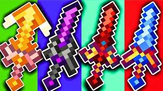Comparing all 4 Necron's blades in Hypixel Skyblock!