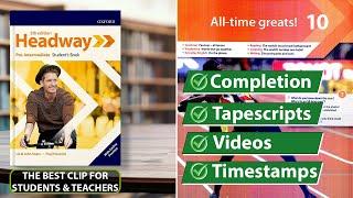 New Headway Pre-Intermediate 5th Edition - Unit 10: All-Time Greats! || Student's Book