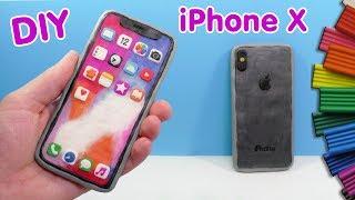 ЛЕПИМ iPhone X - АЙФОН 10 ИЗ ПЛАСТИЛИНА | Видео Лепка