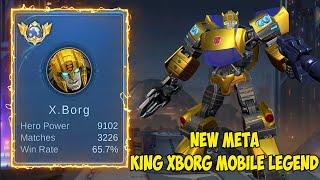 Meta Terbaru XBORG cuma pake spell aneh ini auto ga mati2 xborgnya - Top 1 Global Xborg