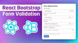 How to Validate Forms in React Bootstrap - Form Validation Tutorial