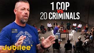 Can 1 Cop Defend Himself Against 20 Criminals? | Surrounded