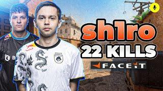 sh1ro 22-14 Faceit Ranked with Perfecto (DUST2) Voice Comms #CS2 #POV