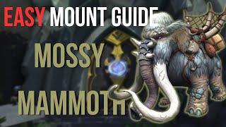 Mossy Mammoth Easy 10.0.7 Mount Guide | WoW Forbidden Reach | Zskera Vaults | Strange Petrified Orb