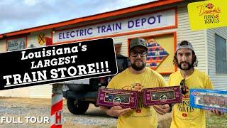 Louisiana's LARGEST Model Train Store!! | Electric Train Depot | Full Tour