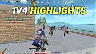 FULL 1V4 CLUTCHES HIGHLIGHTS | SOLO VS SQUAD GAMEPLAY | PUBG MOBILE LITE