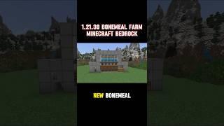 Best 1.21 Bonemeal Farm Tutorial in Minecraft Bedrock (Fixed) #minecraft  #minecraftbedrock