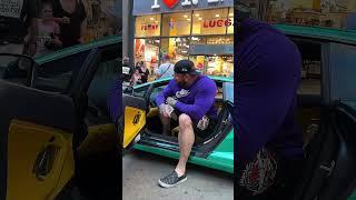 World’s Tallest Man Can ONLY Drive THIS Giant Car!  #Shorts
