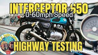 Royal Enfield Interceptor 650 How Slow Is it? Speed Test