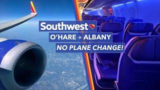 Southwest Airlines "NO PLANE CHANGE" | Chicago O'Hare to Albany