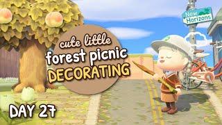 Forest picnic decorating, jetlagged brain fog & just chatting (DAY 27)  30 Days of Animal Crossing!