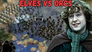 Mordor VS Elves | BFME2 RotWK 2.02 v9.3