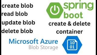 Azure Blob Storage With SpringBoot | CRUD Operations with Azure Blob Storage Spring Boot| Azurite