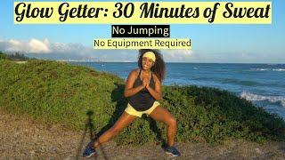 Glow Getter: 30 Minutes of Sweat - No Jumping - No Equipment Required | Workout With KK