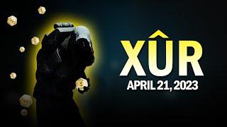 Xur Location & Loot - April 21, 2023 / 4-21-23 (All 3 Classes) [Destiny 2]