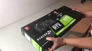 MSI RTX 3060 Ti Ventus 2x OC LHR Unboxing