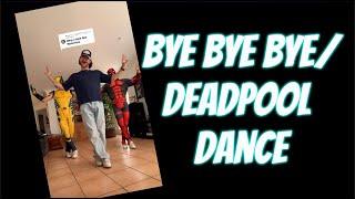 Viral Deadpool Dance Tutorial: Easy 'Bye Bye Bye' *NSYNC* Try it with music from slow to fast!