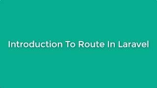 06. Laravel Routing part 1(Laravel Route in details)