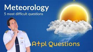 TOUGHEST 5 Meteorology questions from EASA ATPL Questions database! Captain Joe & Fabi