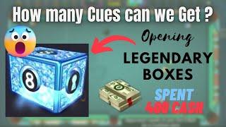 NEW TRICK TO OPEN LEGENDARY CUES IN LESS LEGENDARY BOXES IN 8 BALL POOL