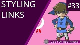 CSS Tutorial For Beginners 33 - Styling Links