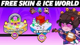 I am Ready for FREE SKIN & ICE WORLD | Squad Busters