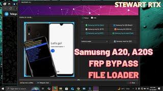 Samsung Galaxy A20 A20s FRP BYPASS FILE LOADER With SamFlash (Free Download 2025.)