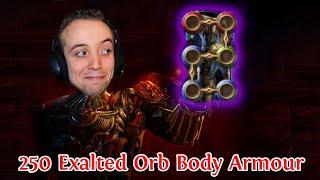 PATH OF EXILE 3.17 - DOUBLE CORRUPTING A 250 EXALTED ORB VAAL REGALIA - WILL MY LUCKY CONTINUE?!