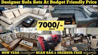 Designer Sofa Sets Shopping Budget Friendly Price, Affordable Heavy Furniture Items Hyderabad 7000