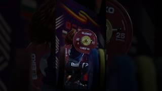 123kg  clean and jerk weightlifter giulia_miserendino #shortsfeed #shorts #youtube #youtubeshorts