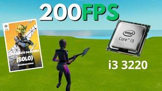 USANDO o I3 3220 para jogar CAMPEONATO no Fortnite - PC FRACO ( PACK DE OTIMIZAÇÃO ) roda LISO???