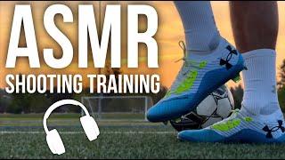 ASMR Shooting Training Session for Soccer / Football in Under Armour Shadow Elite 2