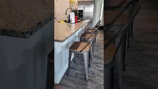 These barstools complete the kitchen  #wayfair #barstools #homedecorideas