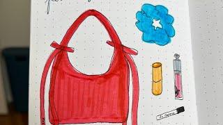 Let’s draw what’s in my bag!