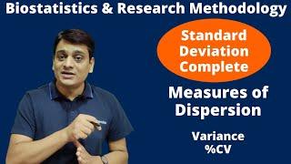 Part 13: Standard Deviation Complete Calculations | Variance | Coefficient of Variation | Statistics