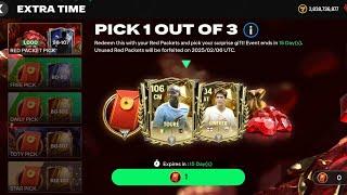 DO NOT MAKE THIS MISTAKE IN EXTRA TIME RED ENVELOPE!! FREE 106 YAYA TOURE LEAGUE REWARDSFC MOBILE 25