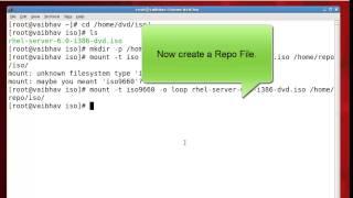 How to create a repository using an ISO image