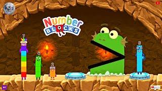 Numberblocks Cave Run | CBeebies Go Explore | Numberblocks Magic Run