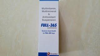 Brand Name Series | Drug #351 | Suspension Full-365 | Multivitamin-Multiminerals-Antioxidants |