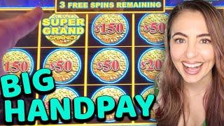 SUPER GRAND CHANCE Wins BIG HANDPAY JACKPOT on Dollar Storm!